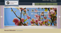 Desktop Screenshot of parrfuneralhome.com